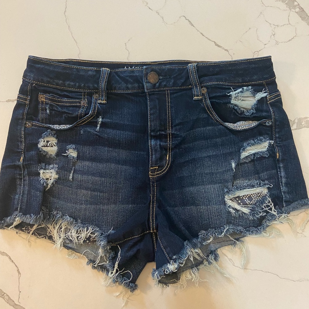 American Eagle Hi-Rise Festival Jean Shorts